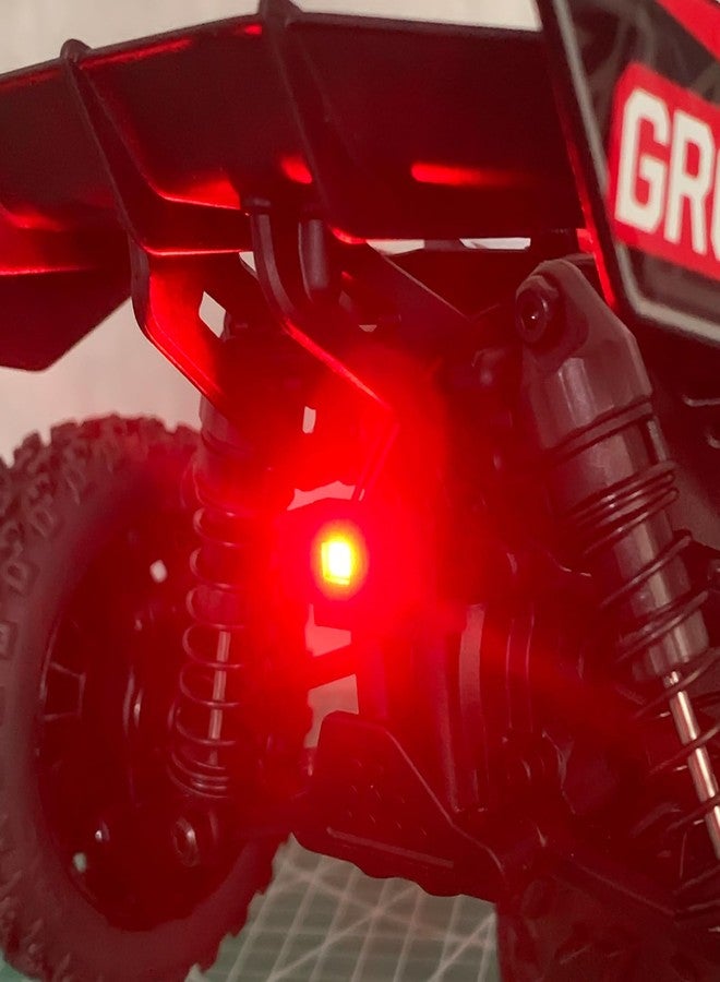 طقم مصابيح LED من LSG، مصابيح أمامية وخلفية، أبيض وأحمر، مناسب لسيارات التحكم عن بعد Arrma Typhon Grom بمقياس 1/18، قطع غيار مُحسّنة - Image 5